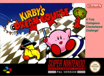 Kirby's Dream Course (Europe) box cover front